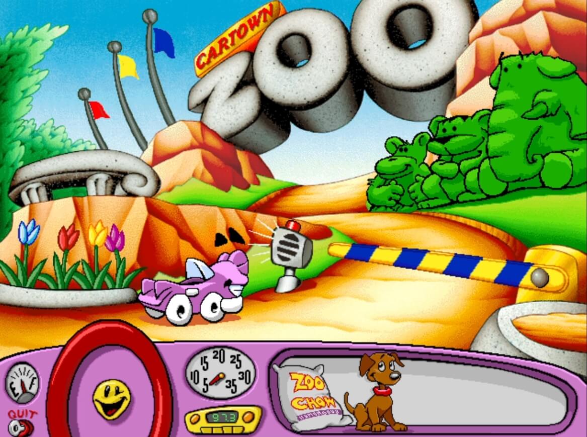 Putt-Putt Saves the Zoo - геймплей игры Windows